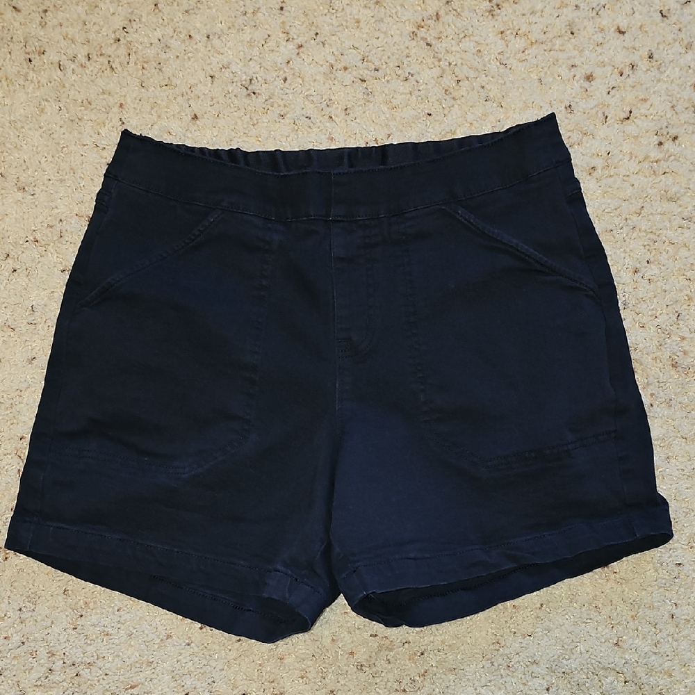Nautica Women’s Navy High-Waist Casual Shorts